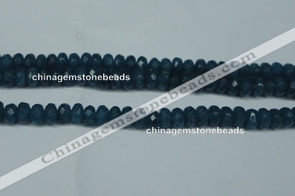 CCN2876 15.5 inches 5*8mm faceted rondelle candy jade beads