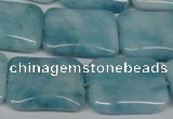 CCN2942 15.5 inches 18*25mm rectangle candy jade beads wholesale