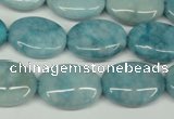 CCN2951 15.5 inches 15*20mm oval candy jade beads wholesale