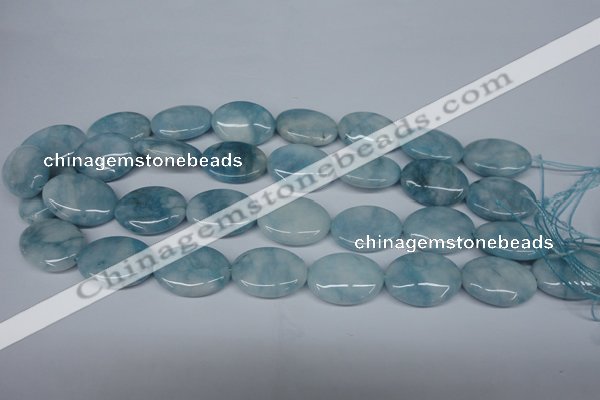 CCN2952 15.5 inches 18*25mm oval candy jade beads wholesale