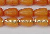 CCN3750 15.5 inches 8*12mm teardrop candy jade beads wholesale