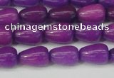 CCN3754 15.5 inches 8*12mm teardrop candy jade beads wholesale