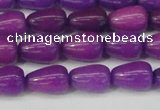 CCN3754 15.5 inches 8*12mm teardrop candy jade beads wholesale