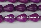 CCN3767 15.5 inches 10*14mm teardrop candy jade beads wholesale