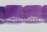 CCN3805 15.5 inches 20*20mm square candy jade beads wholesale