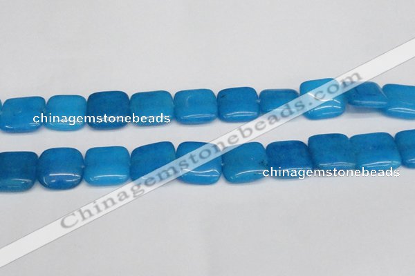 CCN3810 15.5 inches 20*20mm square candy jade beads wholesale