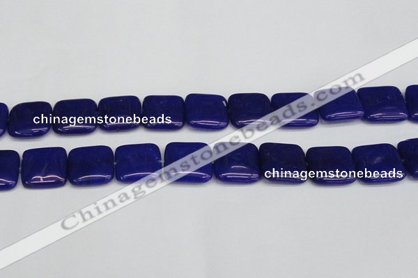 CCN3811 15.5 inches 20*20mm square candy jade beads wholesale