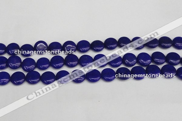 CCN3826 15.5 inches 14mm flat round candy jade beads wholesale