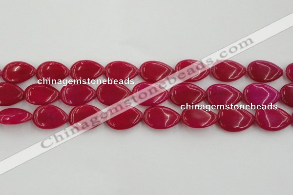 CCN3892 15.5 inches 18*25mm flat teardrop candy jade beads