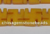 CCN3956 15.5 inches 20*20mm svastika candy jade beads wholesale