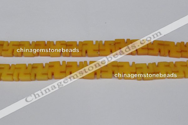 CCN3956 15.5 inches 20*20mm svastika candy jade beads wholesale