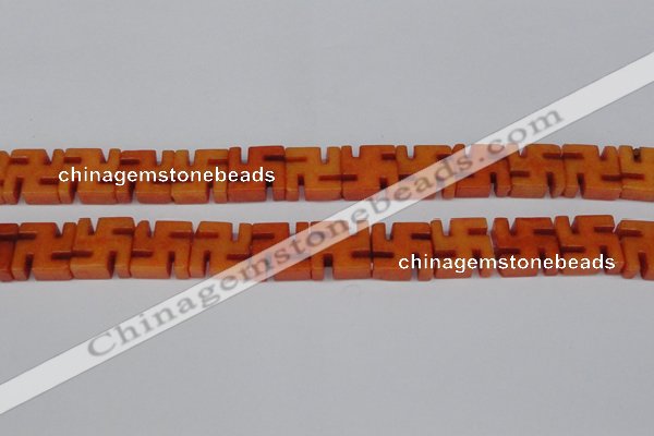 CCN3957 15.5 inches 20*20mm svastika candy jade beads wholesale