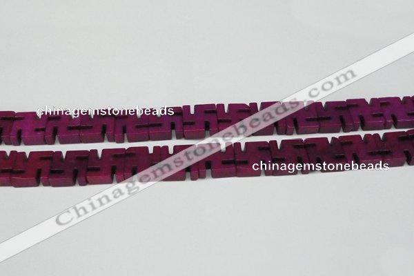 CCN3960 15.5 inches 20*20mm svastika candy jade beads wholesale