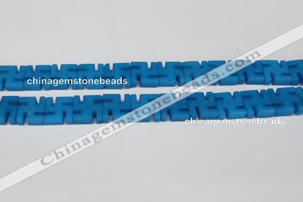 CCN3962 15.5 inches 20*20mm svastika candy jade beads wholesale