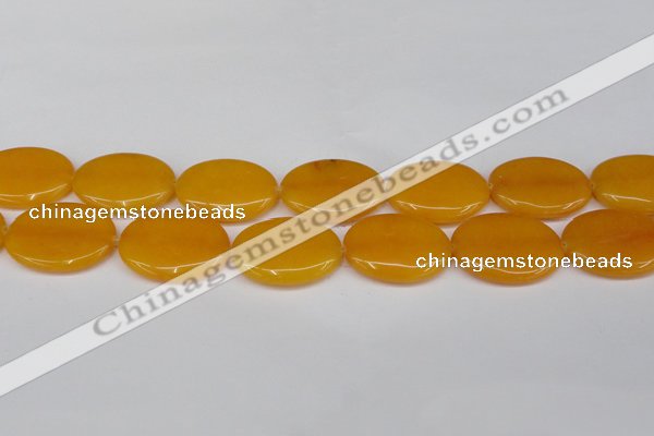 CCN3985 15.5 inches 30*40mm oval candy jade beads wholesale