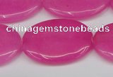 CCN3987 15.5 inches 30*40mm oval candy jade beads wholesale