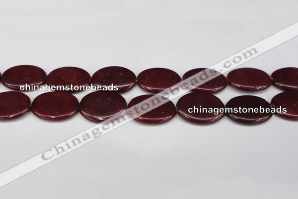 CCN3991 15.5 inches 30*40mm oval candy jade beads wholesale