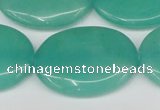 CCN3993 15.5 inches 30*40mm oval candy jade beads wholesale