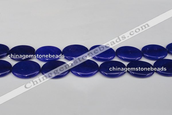 CCN3995 15.5 inches 30*40mm oval candy jade beads wholesale