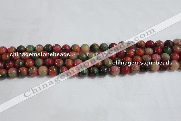 CCN4001 15 inches 6mm faceted round candy jade beads wholesale