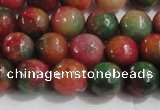 CCN4002 15 inches 8mm faceted round candy jade beads wholesale