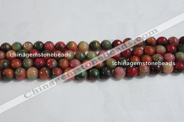 CCN4003 15 inches 10mm faceted round candy jade beads wholesale