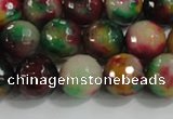 CCN4012 15 inches 10mm faceted round candy jade beads wholesale