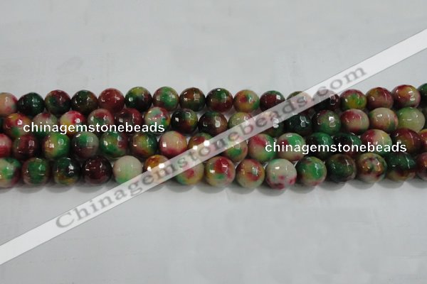 CCN4012 15 inches 10mm faceted round candy jade beads wholesale