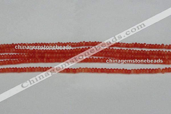 CCN4101 15.5 inches 2*4mm faceted rondelle candy jade beads