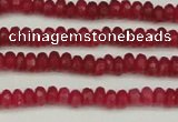 CCN4102 15.5 inches 2*4mm faceted rondelle candy jade beads