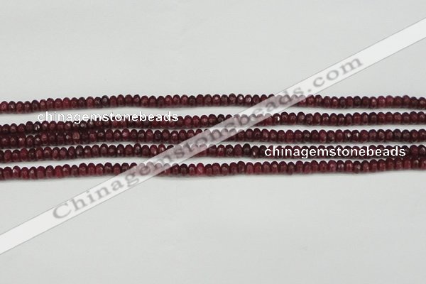 CCN4104 15.5 inches 2*4mm faceted rondelle candy jade beads