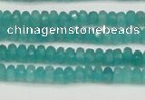 CCN4106 15.5 inches 2*4mm faceted rondelle candy jade beads