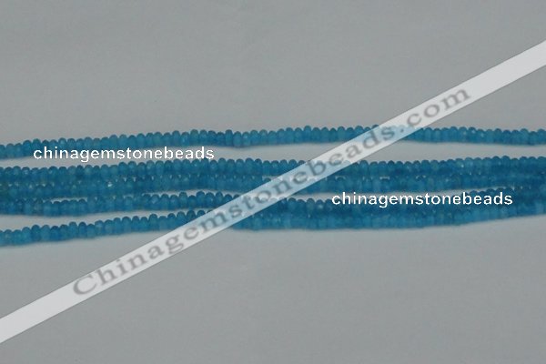 CCN4107 15.5 inches 2*4mm faceted rondelle candy jade beads