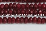 CCN4128 15.5 inches 4*6mm faceted rondelle candy jade beads