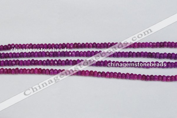 CCN4129 15.5 inches 4*6mm faceted rondelle candy jade beads