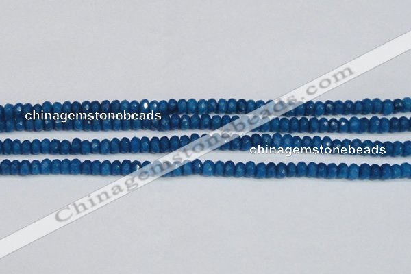 CCN4134 15.5 inches 4*6mm faceted rondelle candy jade beads