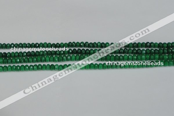 CCN4141 15.5 inches 4*6mm faceted rondelle candy jade beads