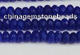 CCN4142 15.5 inches 4*6mm faceted rondelle candy jade beads