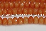 CCN4152 15.5 inches 5*8mm faceted rondelle candy jade beads