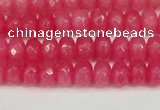 CCN4156 15.5 inches 5*8mm faceted rondelle candy jade beads