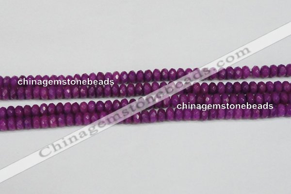 CCN4162 15.5 inches 5*8mm faceted rondelle candy jade beads