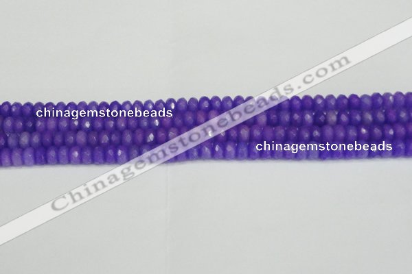 CCN4163 15.5 inches 5*8mm faceted rondelle candy jade beads