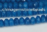 CCN4165 15.5 inches 5*8mm faceted rondelle candy jade beads