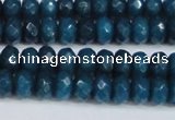 CCN4167 15.5 inches 5*8mm faceted rondelle candy jade beads