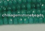 CCN4169 15.5 inches 5*8mm faceted rondelle candy jade beads