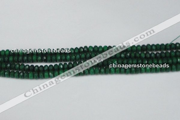 CCN4170 15.5 inches 5*8mm faceted rondelle candy jade beads