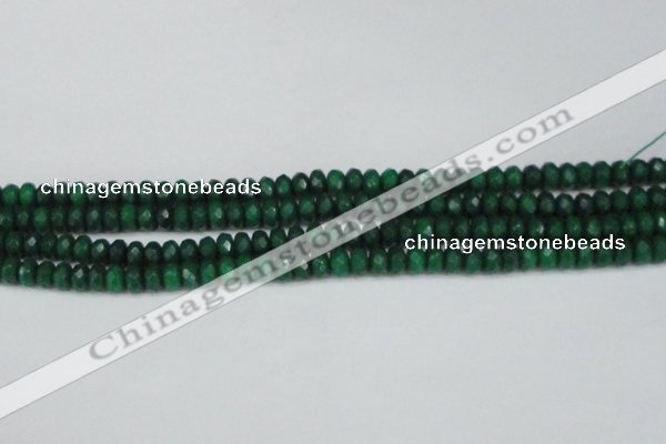 CCN4170 15.5 inches 5*8mm faceted rondelle candy jade beads