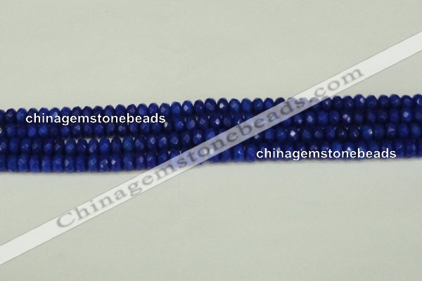 CCN4171 15.5 inches 5*8mm faceted rondelle candy jade beads