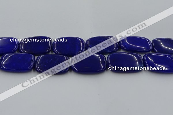 CCN4209 15.5 inches 30*40mm rectangle candy jade beads wholesale