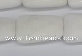 CCN4250 15.5 inches 18*25mm faceted trapezoid candy jade beads